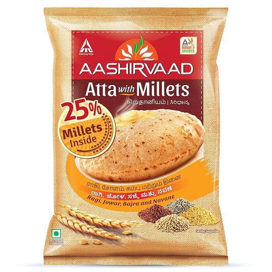 Aashirvaad Atta with Millets  2.2 Kg