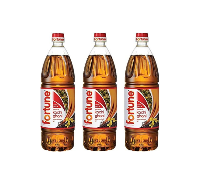 VP 3*1 Ltr Mustard Oil (Kachi Ghani) Fortune