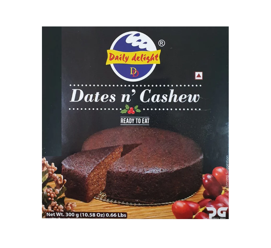 Dates and Cashew Cake 300g Daily Delight