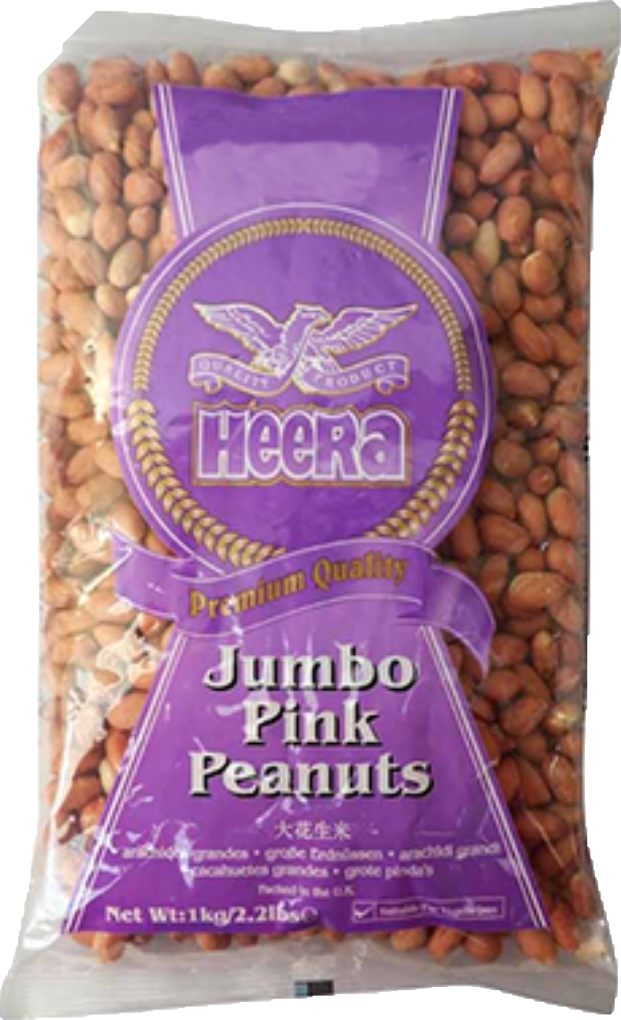 Heera Jumbo Pink Peanuts 375gm