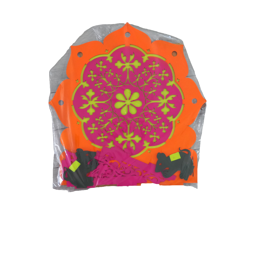 Ganpati Wooden Decorative Foldable Makhar /Mandir