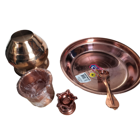 Copper Thali set
