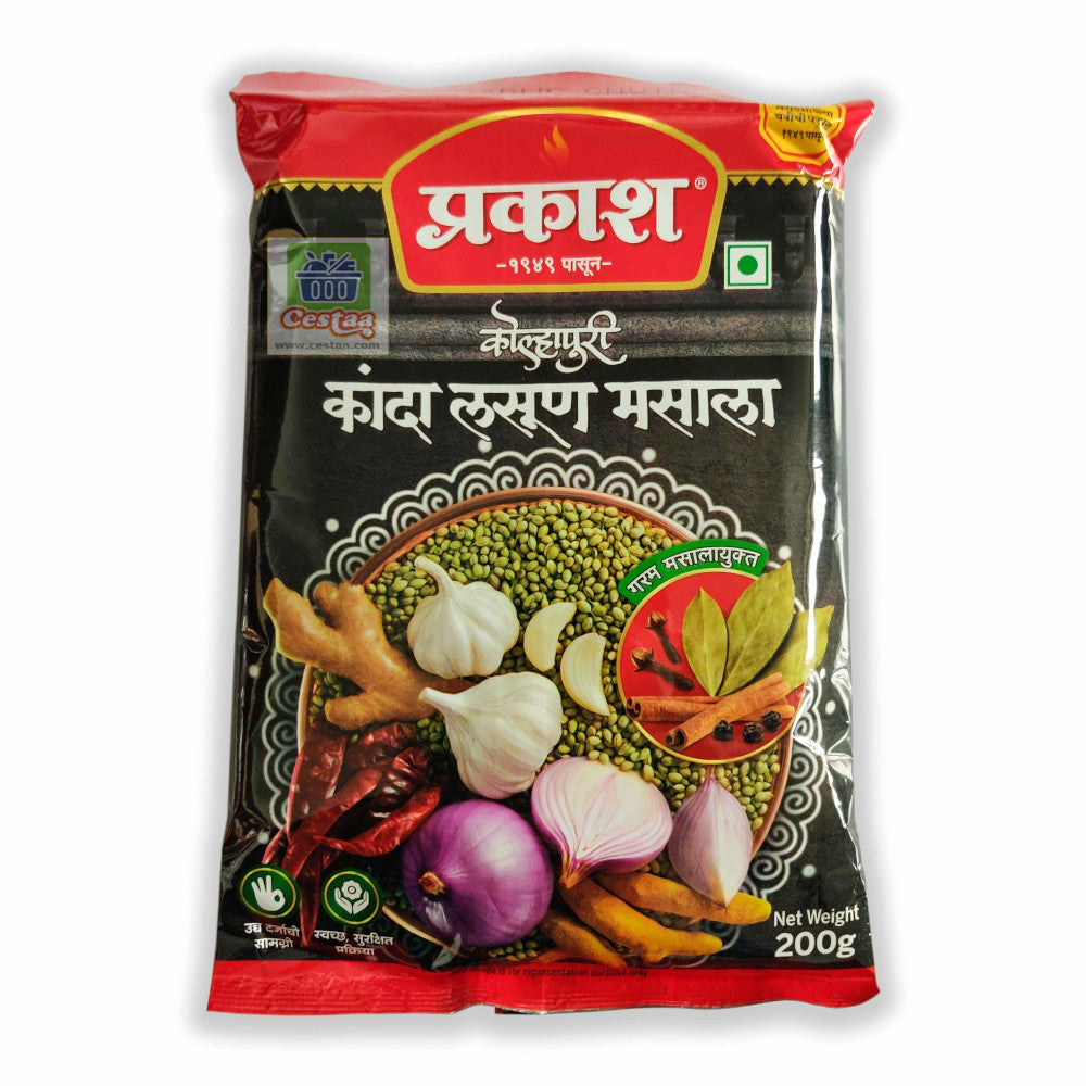 Prakash Onion Garlic Kanda lasun / lahsun masala 200g Cestaa Ireland Online Grocery Dublin