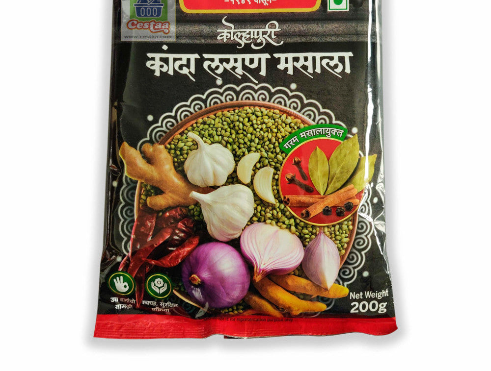 Prakash Onion Garlic Kanda lasun / lahsun masala 200g Cestaa Ireland Online Grocery Dublin