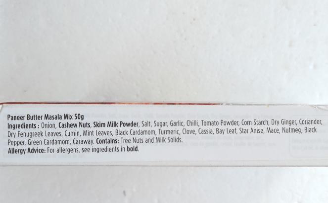 Suhana Paneer Butter Masala Mix 50g - Cestaa Retail