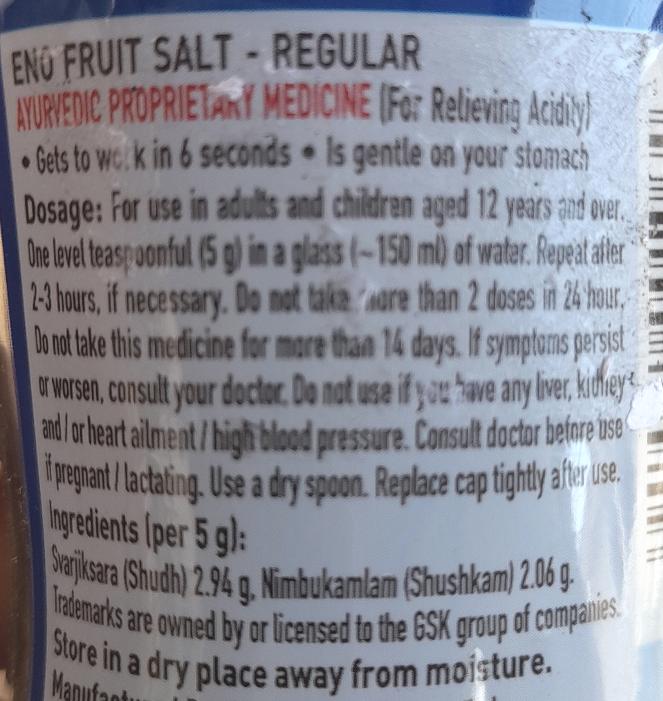 Eno Regular 100g - Cestaa Retail