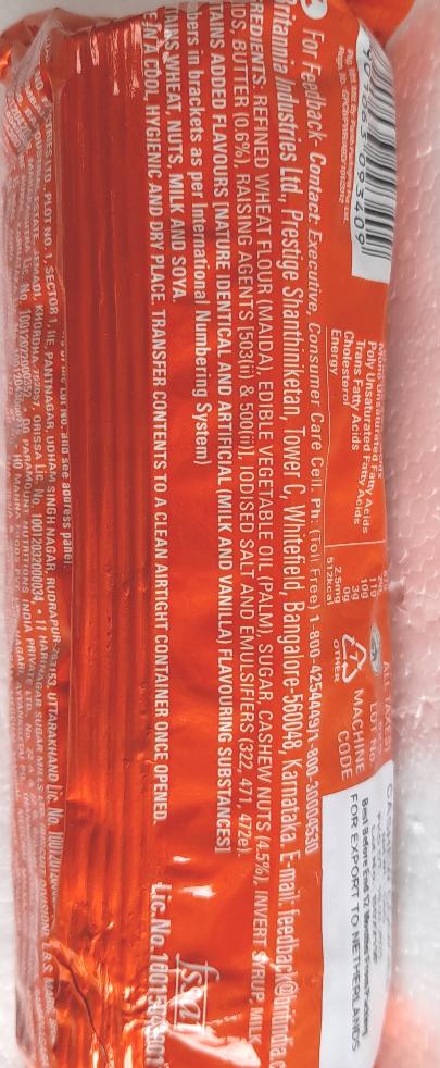 Britannia Good Day Rich Cashew 72g - Cestaa Retail