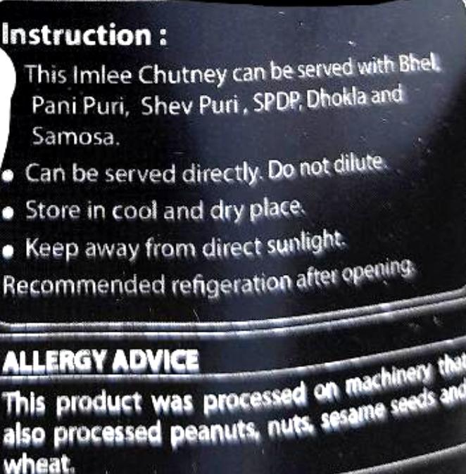 Ganesh Imli Chutney (Tamarind) 150g - Cestaa Retail