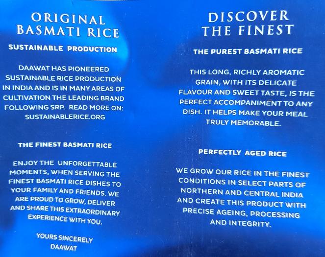 Daawat Basmati Rice 5Kg - Cestaa Retail
