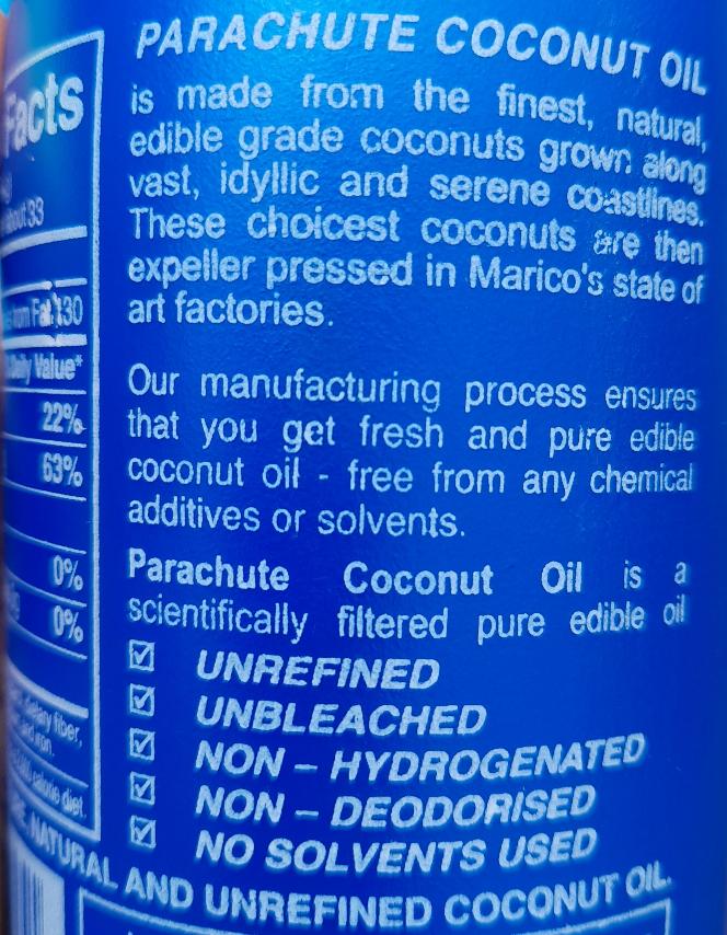 Parachute Coconut Oil bottle 500ml - Cestaa Retail