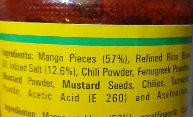 Priya Cut Mango w/o Garlic Pickle 300g