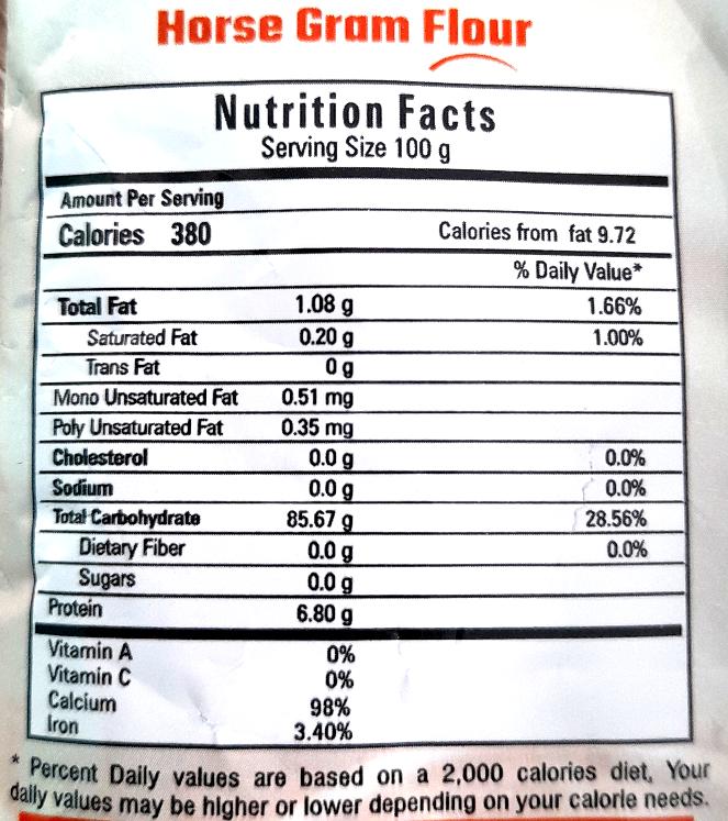 Sohum Kulith Peeth (Horse Gram Flour) 200g