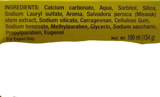 Dabur Miswak Toothpaste 100g