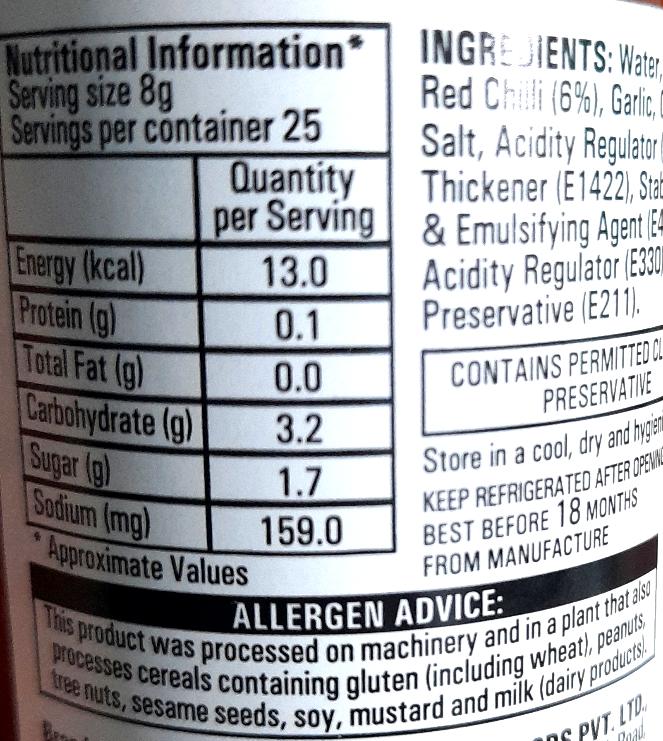 Red Chilli Sauce 200g