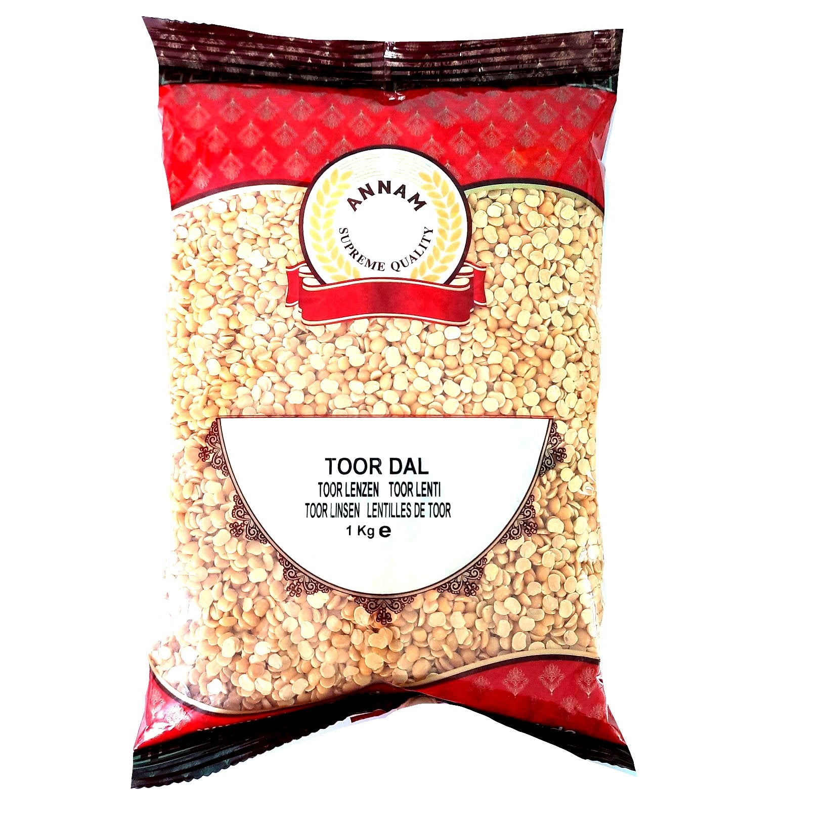 Annam Toor Dal Plain 2 kg - Cestaa Retail