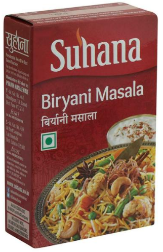 Suhana Biryani Masala 100g
