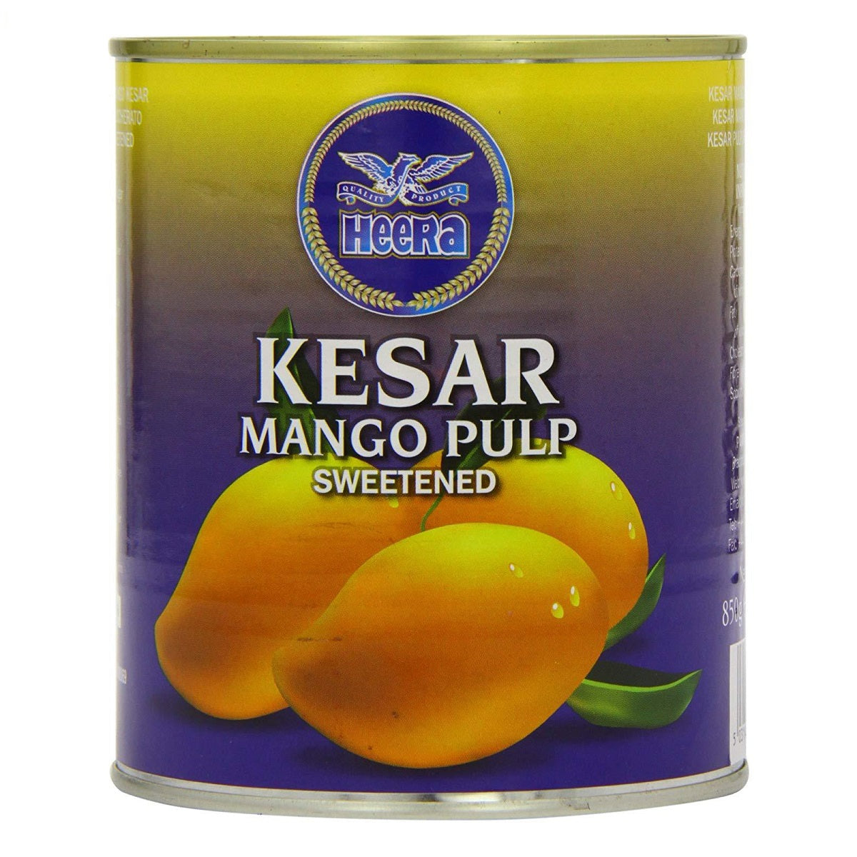 HEERA KESAR MANGO PULP AAMRAS / AMBA 850g Cestaa Ireland Online Grocery Dublin