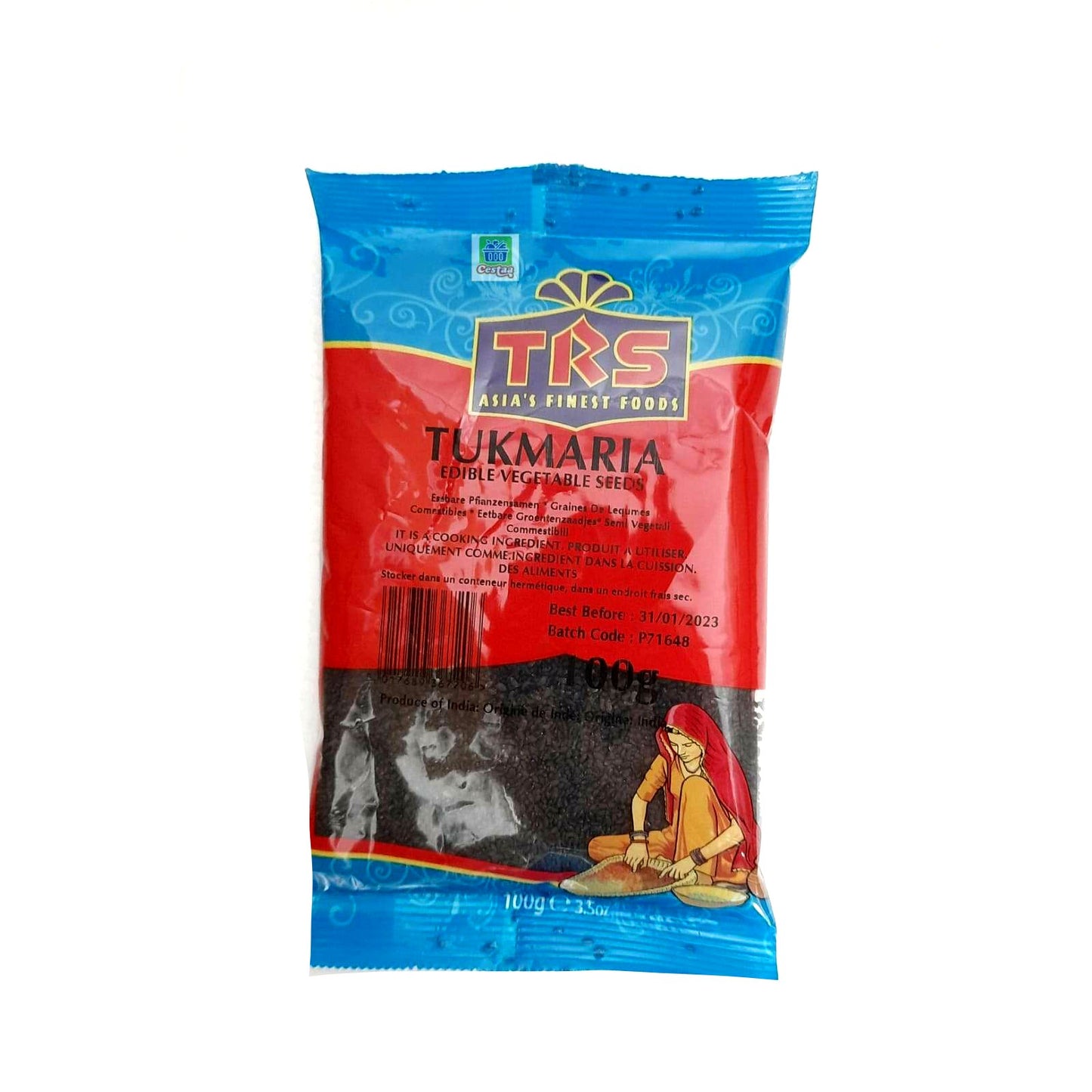 TRS Tukmarai/Sabja/Falooda seeds 100g - Cestaa Retail