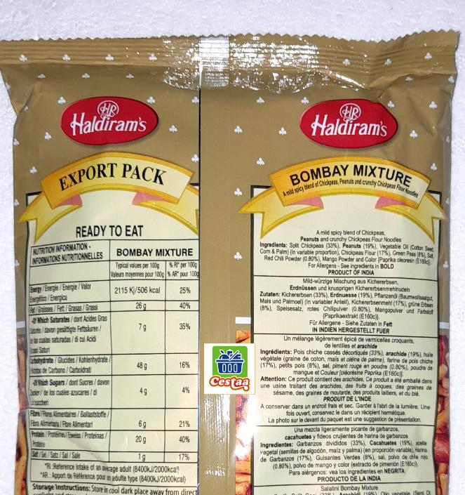 Haldiram Bombay Mixture 200g - Cestaa Retail
