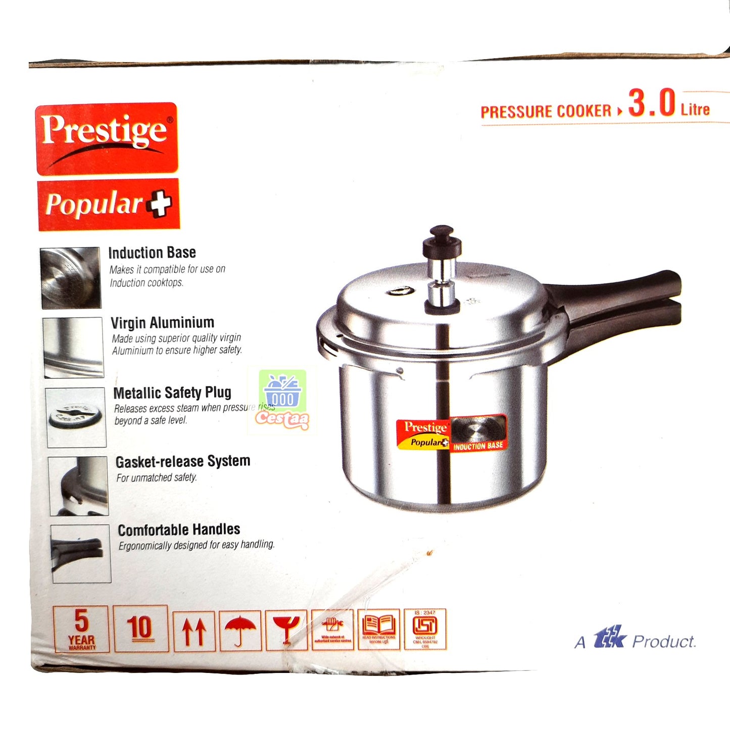 Prestige PRESSURE COOKER 2L  (Induction base)