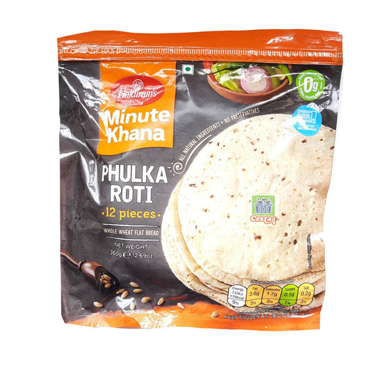 Frozen:  Value pack Haldiram Phulka Roti 900g