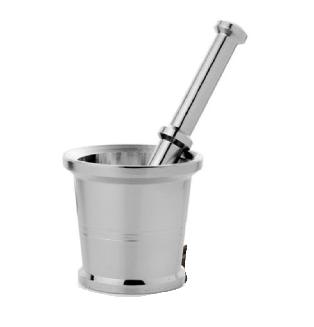 Khalbatta /Stainless Steel Mortar and Pestle Set