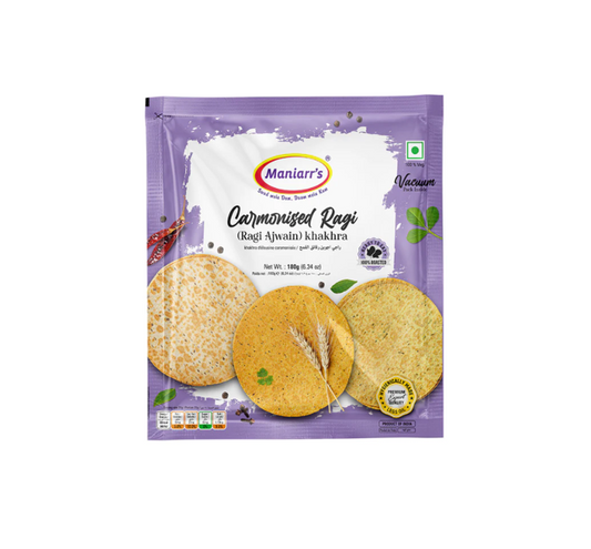 Ragi Ajwain Khakhra 180g Maniarr's
