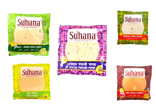 Any 3 Papad Combo (3X200gm) Suhana