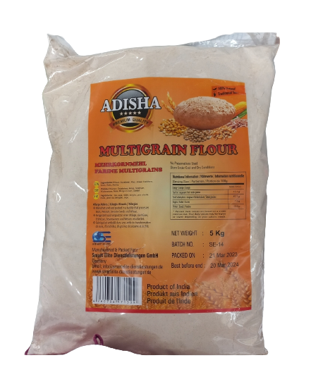 Multigrain Flour/Atta (100% Quality) 10Kg Adisha
