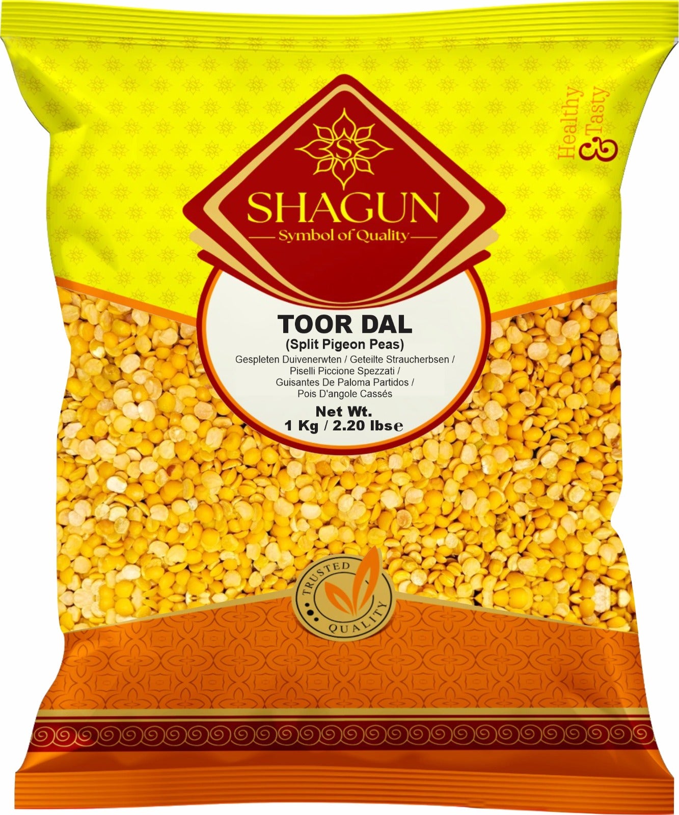 Toheed Dal Toor Dal 2Kg Shagun – Cestaa Retail