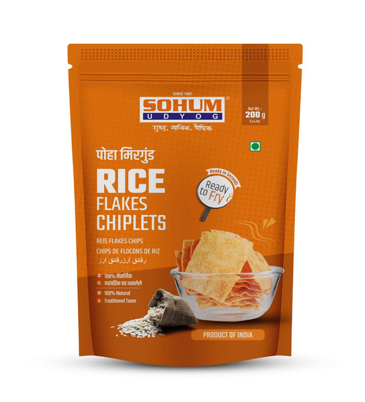 B1G1 free Sohum Poha Flakes Papad (Mirgund) 200g