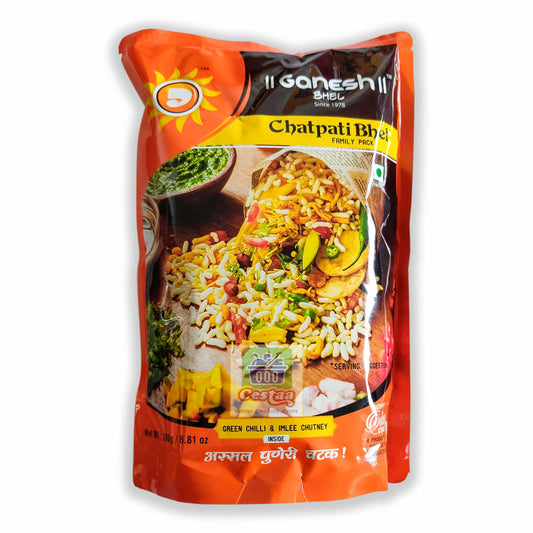 Famous Ready to eat Ganesh Chatpati Bhel from Pune, Maharashtra India Cestaa Retail Ireland Online Grocery Store Dublin
