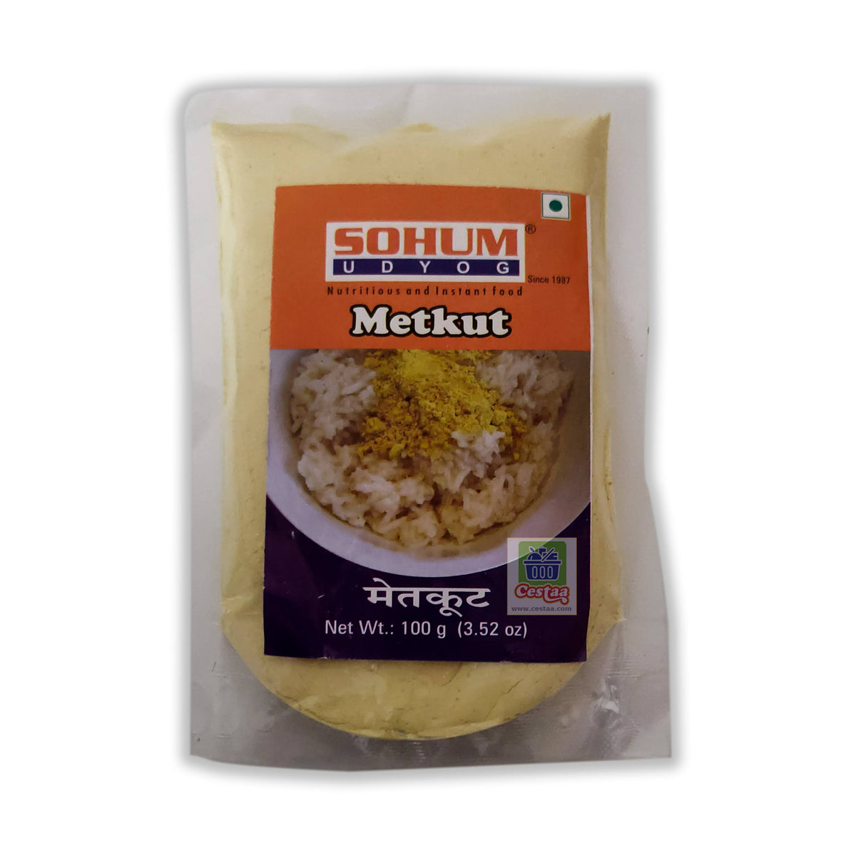 Met Kut Rice Sohum Metkut (Rice, Lentils & Spices Powder) 100g – Cestaa Retail