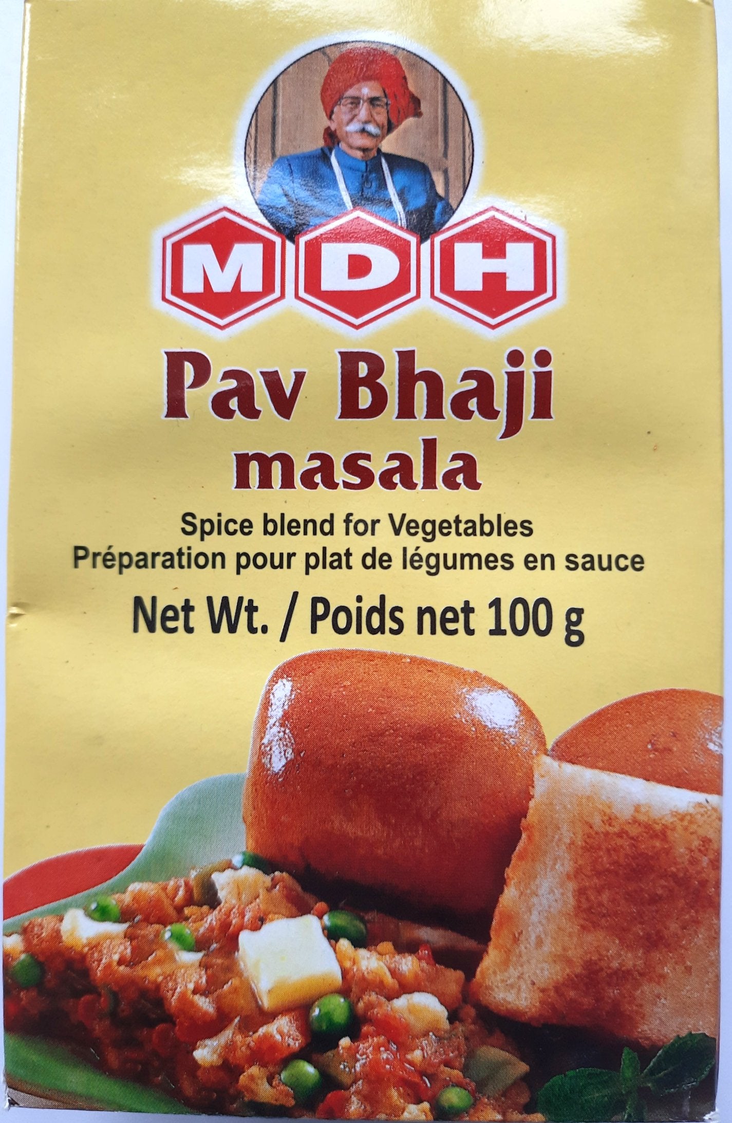 MDH Pav Bhaji Masala 100g - Cestaa Retail