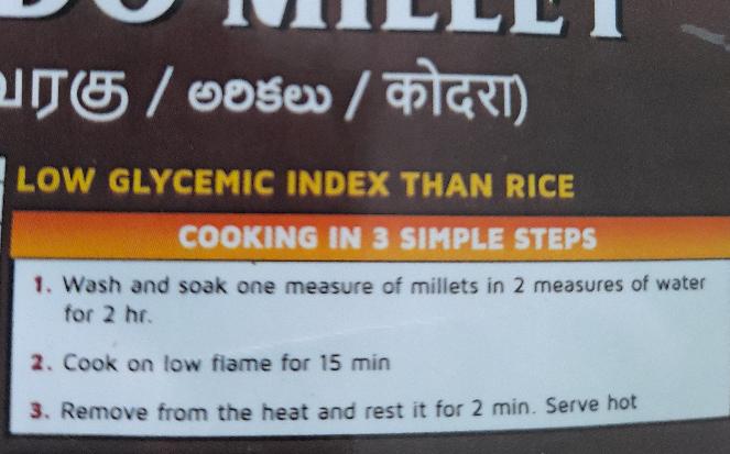 TeluguFoods Kodo Millet/ Varagu 500g - Cestaa Retail