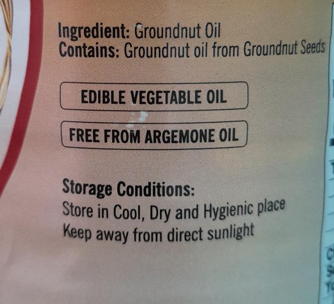 Patanjali Groundnut/ shengdana/Moongfali Oil  1Ltr - Cestaa Retail