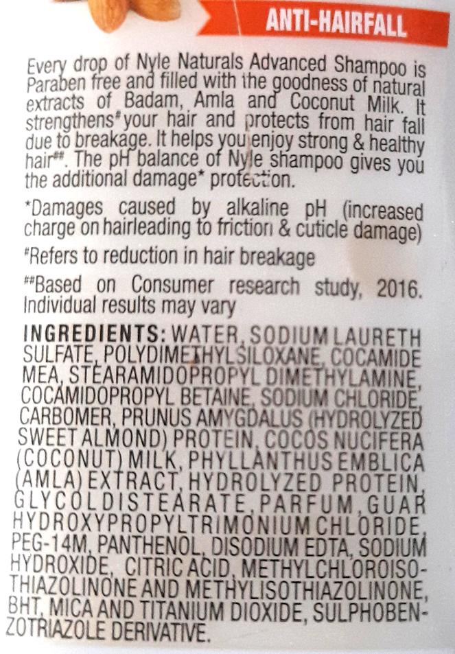 Nyle Anti Hairfall Shampoo 180ml