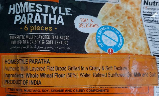 Frozen: Haldiram Homestyle  Paratha 360g