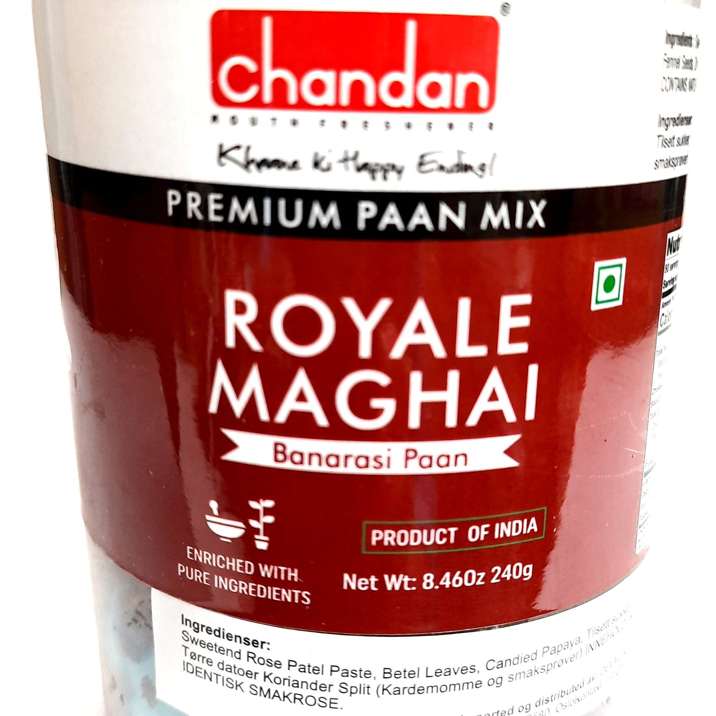 Royale Maghai Dry Paan 240g Chandan