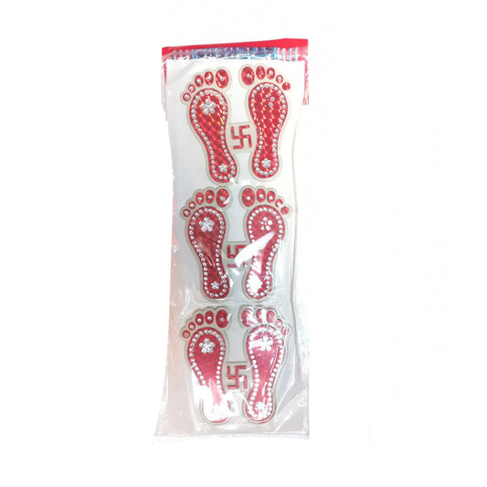 Diwali stickers Laxmi feet