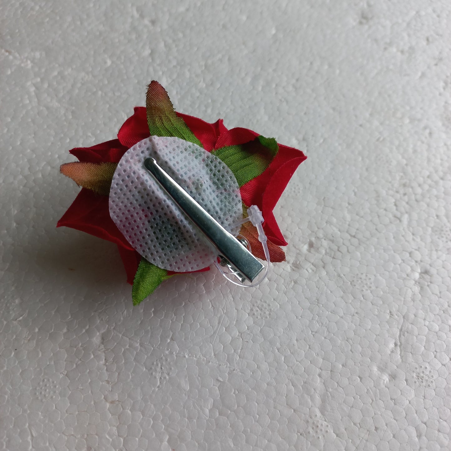 Artificial Hair Accessory Rose clip