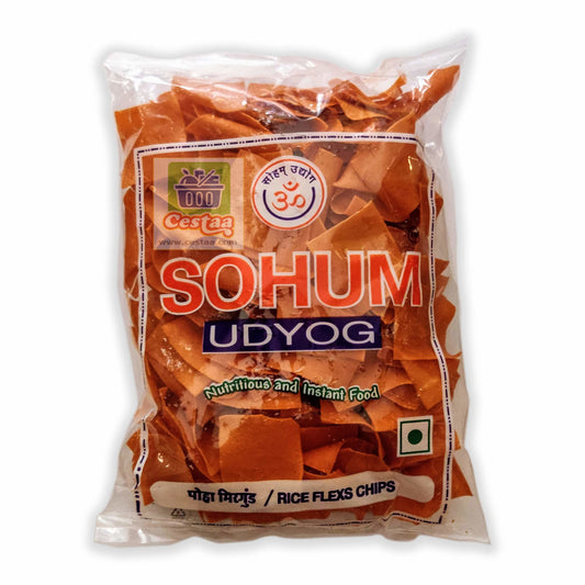 Sohum Rice Flakes Papad (Mirgund) 200g Cestaa Retail Ireland Online Grocery Store Dublin