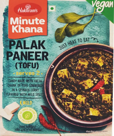 Palak Paneer Tofu Buy1 Get 1 free 300g Haldiram
