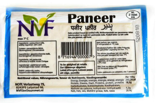 Paneer (Soft Cheese)