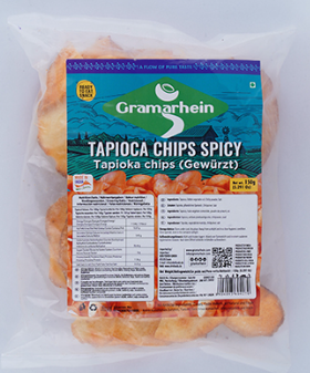 Tapioca Chips Spicy 150g (Spicy Sago Chips) Sabudana spicy chips Gramarhein