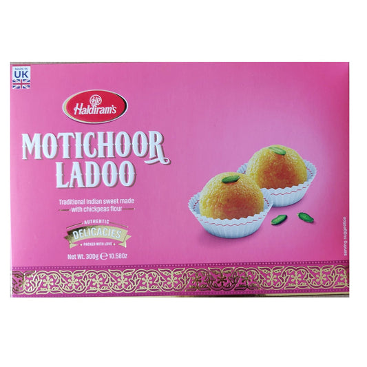 Haldiram Motichoor Ladoo 300g - Cestaa Retail