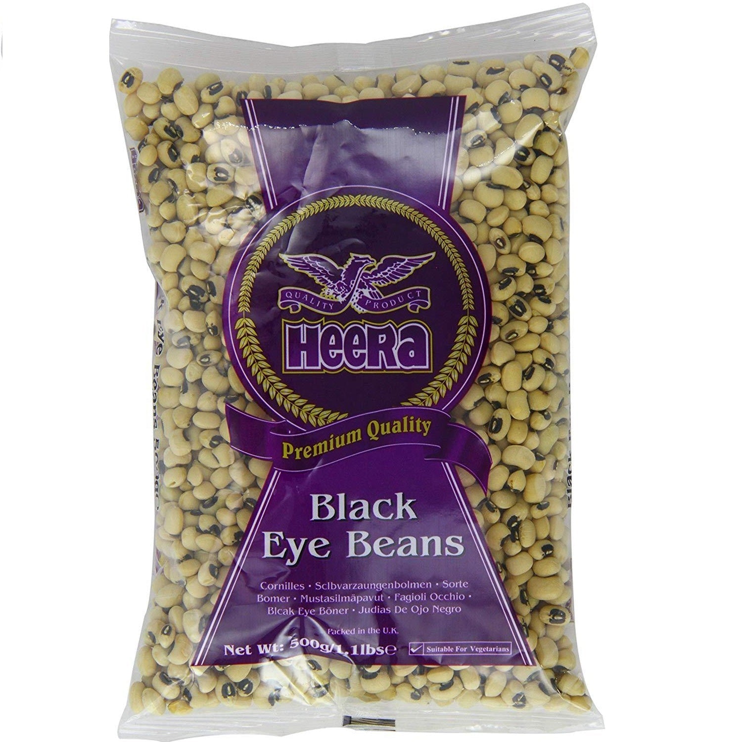 Heera Black Eye Beans / Lobia / Chavali / Chawali 1Kg Cestaa Ireland Online Grocery Dublin