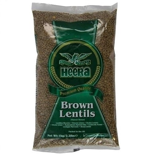 Heera Brown Lentils (Masoor) 1Kg Cestaa Ireland Online Grocery Dublin