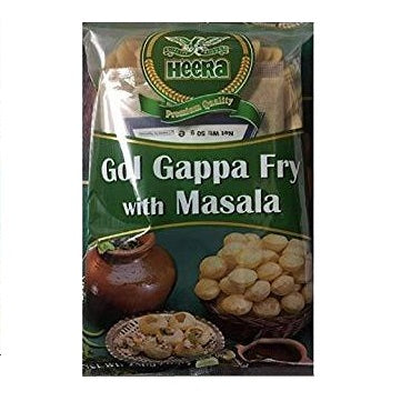 Heera Gol Gappa Fry with Masala / Ping pong puri / Pani poori Fry 250gm 30 pieces Cestaa Ireland Online Grocery Dublin