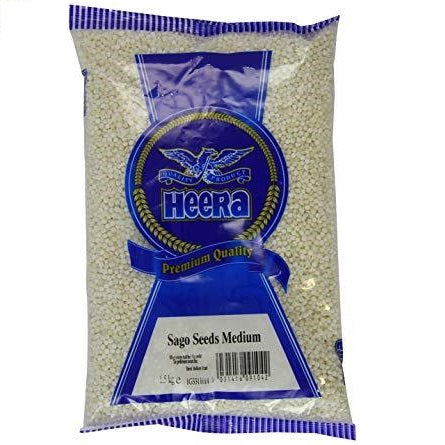 Heera Sago Seeds / Sabudana / Shabudana Medium 1.5Kg Cestaa Ireland Online Grocery Dublin